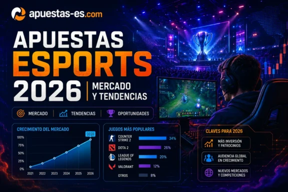 Apuestas esports 2026 – mercado, tendencias y juegos más populares